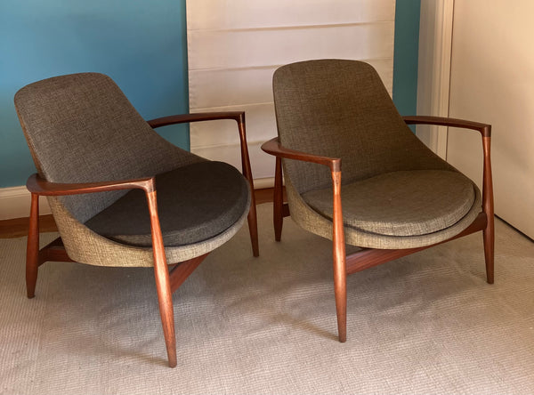 Vintage pair Kofod-Larsen Elizabeth Chairs PRICE ENQUIRY