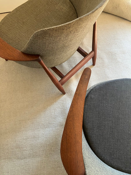 Vintage pair Kofod-Larsen Elizabeth Chairs PRICE ENQUIRY