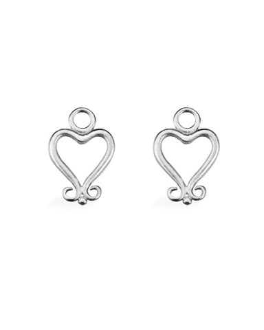 Earring Hangers 1192-05S : TWIN HEART