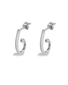 Pair of hooks in sterling silver from Spinning Jewelry.