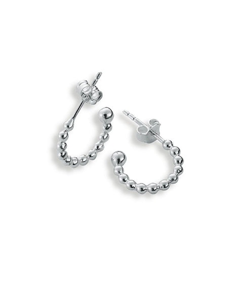 Pair of hooks in sterling silver from Spinning Jewelry.