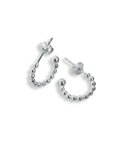 Pair of hooks in sterling silver from Spinning Jewelry.