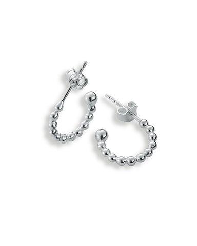 Pair of hooks in sterling silver from Spinning Jewelry.