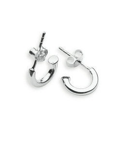 Pair of hooks in sterling silver from Spinning Jewelry.