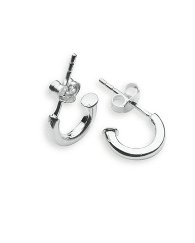 Pair of hooks in sterling silver from Spinning Jewelry.