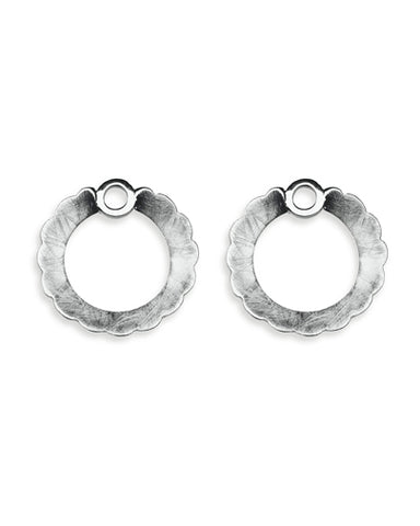 Pair of earring hangers "GLORIFY" from Spinning Jewelry, featuring sterling silver.