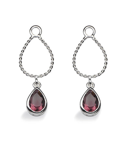 Earring Hangers 1239-03L : DRIPPING, purple