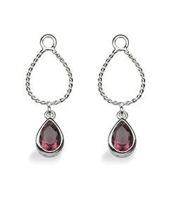 Earring Hangers 1239-03L : DRIPPING, purple