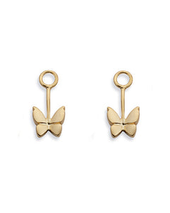 Earring Hangers 1305-06S : BUTTERFLIES, gold