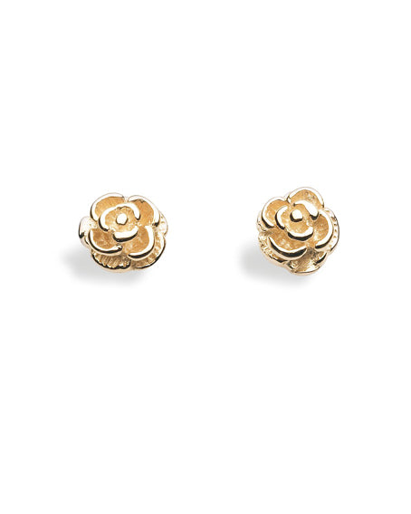 Ear Studs 344-02 : FLOWER, 9 carat gold