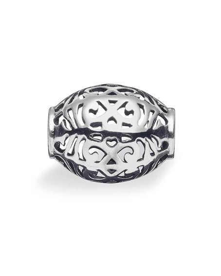 Necklace and bracelet charm in sterling silver
