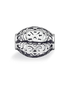 Necklace and bracelet charm in sterling silver