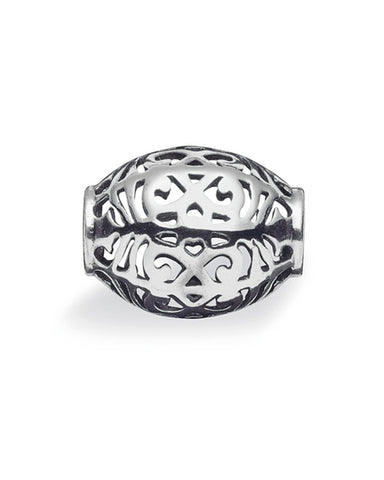 Necklace and bracelet charm in sterling silver
