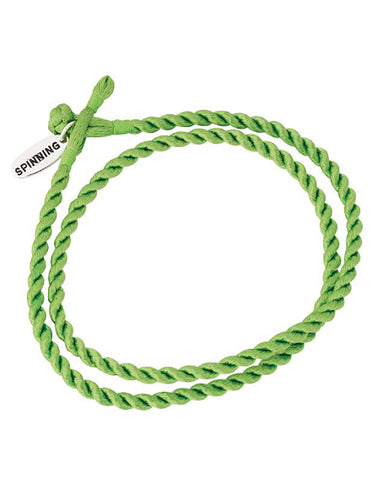 Twined Satin Bracelet, green