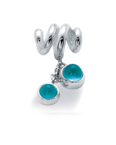 Charm 'BULLET', blue : 478-00
