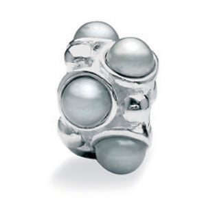 Charm 'PEARLS', grey : 494-02