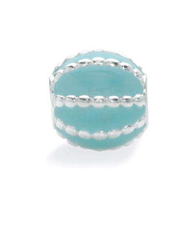 Sterling silver charm with enamel