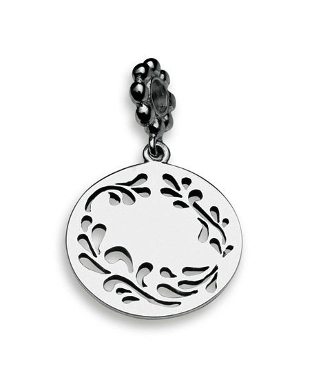 Sterling silver necklace and bracelet charm with bonsai motif.