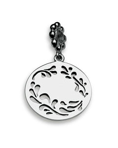 Sterling silver necklace and bracelet charm with bonsai motif.