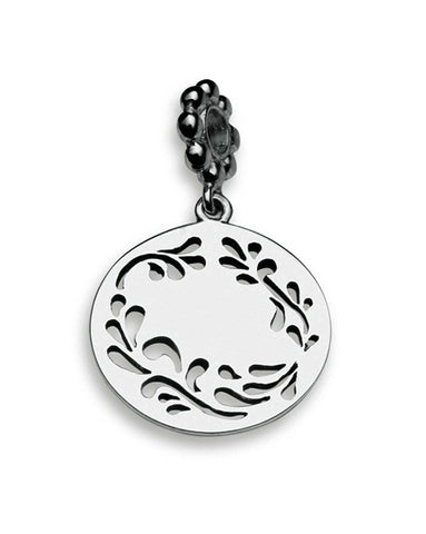 Sterling silver necklace and bracelet charm with bonsai motif.