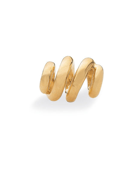 COIL necklace and bracelet charm in 9 carat gold