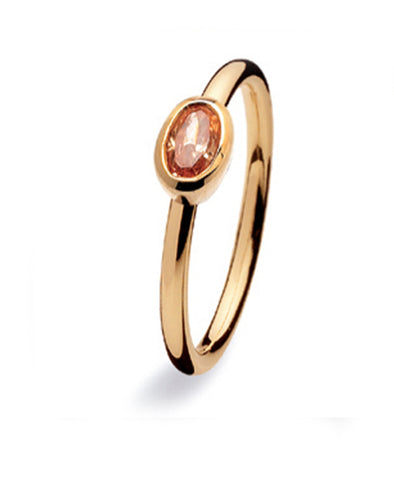 9 carat gold Spinning ring with cubic zirconia