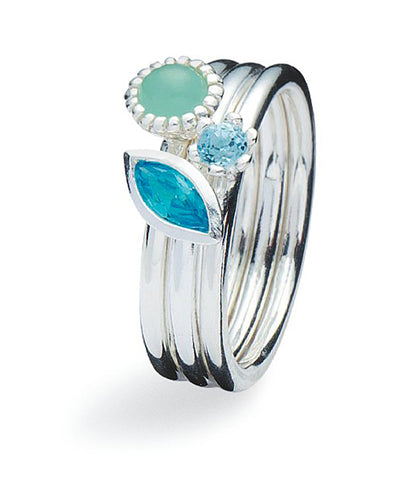 Ring combination : BLUE MONDAY. Marked HHN - Hans Henrik Nygaard.