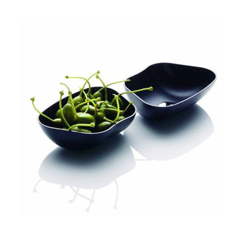 Menu Serving Dish pair small, black