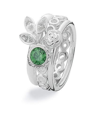 Ring combination : HAPPINESS. Marked HHN - Hans Henrik Nygaard.