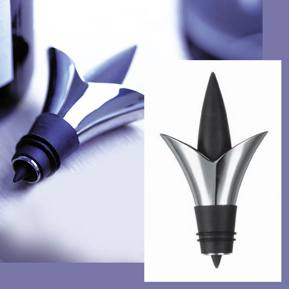 Menu wine pourer/stopper