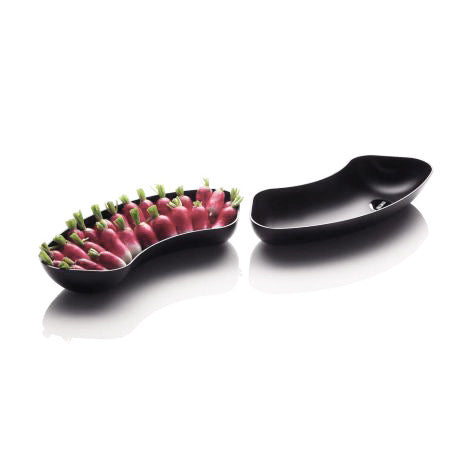 Menu Serving Dishes pair, black