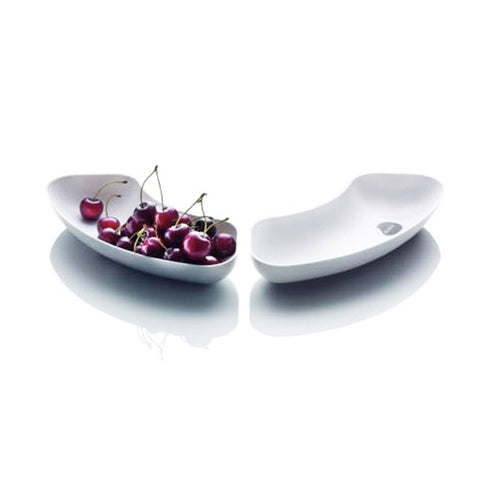 Menu Serving Dishes pair, white