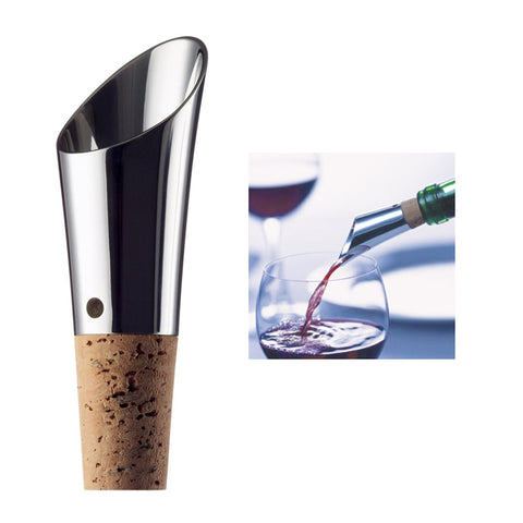 Vignon decanting pourer, silver